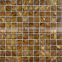 Colored bronze River shell mosaic tile, backsplash tile
