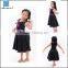 Halloween child black princess dress costume