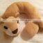 wholesale kids stuffed animal lion travel pillow neck