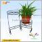 High quality plant pot stand metal decorative wedding crystal tall flower stand