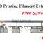 High Precision ABS PLA 1.75mm 3.0mm 3D Filament Extrusion Line