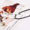 Trending stone accessories for women jewelry girl pink moon necklace