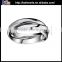 Fashion design yellow gold stainless steel rings for men wholesale