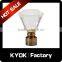 KYOK new design crystal curtain finials,window design double curtain rod finials,curtain rod pole finials