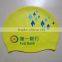 Swimmer Ornament Eco-friendly silicone ear protection swim cap
