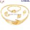 CJ1186-15 Wholesale fashion design charming 18k african gold plating jewelry set for party