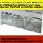 Fast food grill trolley gas 8 burner no smoke LPG outdoor BBQ grill