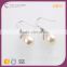 E78140K01 Korea White Pearl Free Seed Bead Earring Wholesale Designs From Pearl Updated Collection