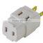 UL CUL approval triple electric outlet adapter current tap