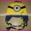 despicable me yellow cartoon characters custom crocheted beanies minion baby knitted hats patterns