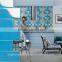 foshan 10x20 sizes blue tile, glazed interior decorative wall tile kitchen