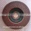 125*22mm Flap Disc With Plastic Backing For Metal Polishing