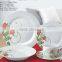 Fine ceramic porcelain decal dinnerware sets kitchenware