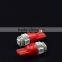 2015 New DC 12V T10 1.25W 5SMD 5050 Red LED bulb Car Lights Clearance Lights/Marker Light