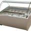 2015 hot sale Ice cream display case/ gelato display freezer/ ice cream showcase