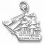 Alloy 3 Dimensional Sailboat Charms for Bracelet And Necklace Zinc Alloy Charms And Pendant