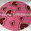 Round design kids room carpet with flower patern