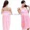 2015 super soft fashion design pink color microfiber girl night skirt bath skirt                        
                                                Quality Choice