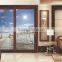 Outdoor sliding door, aluminum sliding door design, wood aluminum two track sliding door