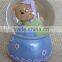Hot sale Cute bear design snow globe kit for baby bed room decorations