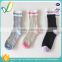 Different Kinds Of Plain Color Oem 100% Polyester Designer Infant Socks Wholesale