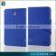 Blue Color New Design Folio Leather Cover for Galaxy Tab 3