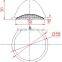 led glass lens 66mm 45 degree Optical for LED High Bay Light KC66-1