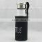 2015 new design adorable water bottle/ 400ml factory price glass water bottle/ wholesale tea water bottle with filter