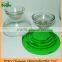 hot-selling round clear glass bowl set