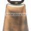 Hunting bell in plated or painted color surface with logo and strap attached