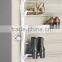 Icegreen 36-Pair White Metal Over-The-Door Shoe Rack