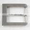 Unisex popular design logo alloy simple plain belt buckle
