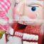 Handmade cute christmas outdoor wooden nutcracker
