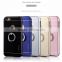 Metal Gold Case for iPhone 5s Aluminum TPU Back Phone Case Motomo Metal Cases for iPhone 6 6s 6s Plus with Ring Holder