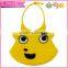 Toddlers necessories antibacteria waterproof baby silicone bib with comfort fit neck
