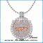 High Quality Gold Coin Locket Disc Holder Pendant Necklace