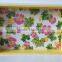 beautiful wholesale decorative flower wooden tray