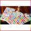 heart/round dot/star deisgns colorful paper stickers