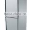 Upright stainless steel kitchen refrigerator