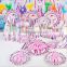 The princess theme birthday party Disposable tableware set-party kid supplies set