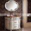 WTS3277 Luxury White Painting Bathroom Furniture mirror Style and Vanity Type hotel furniture