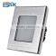 brushed aluminum smart touch screen light switch
