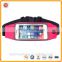 Outdoor cycling running belt custom waterproof elastic running cell mobile phone sport waist belt bag