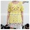 embroidered ladies crochet Women water soluble vest for women for garment accessories