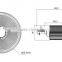 150W LED mining lamp with CE ROHS approved from China