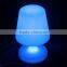 Multi color change egg shaped led table lamp