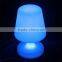 Multi color change rechargeable led wireless table lamps with remote