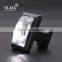 Square Furniture Hardware Dresser Cabinet Crystal Glass Knob