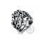 7MM Stainless steel vintage antiqued silver punk style ring fashion ring steam punk jewelry 6240034