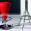 Low price promotional rechargeable led bar table and chairs